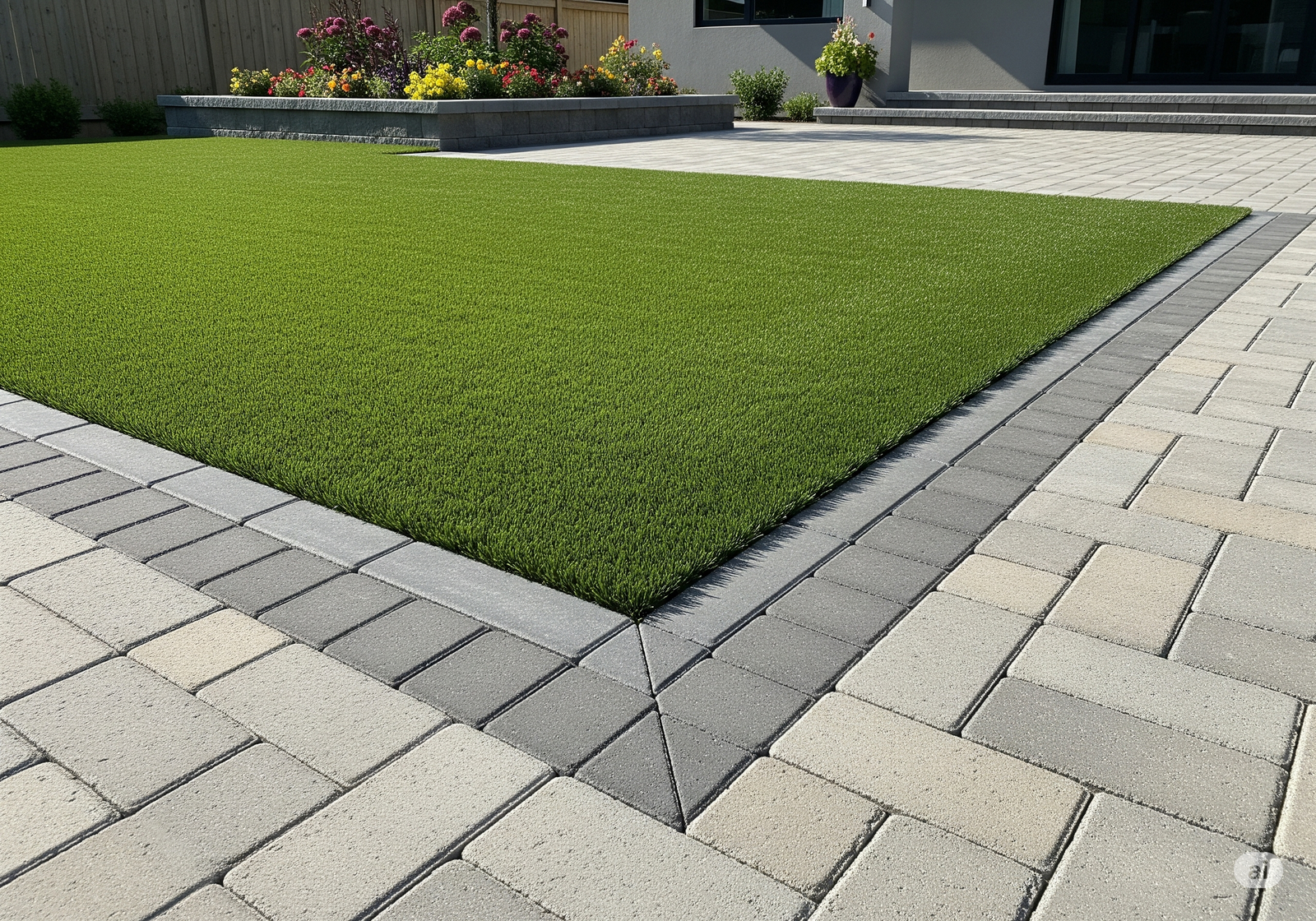 Artificial Turf and Pavers Installation