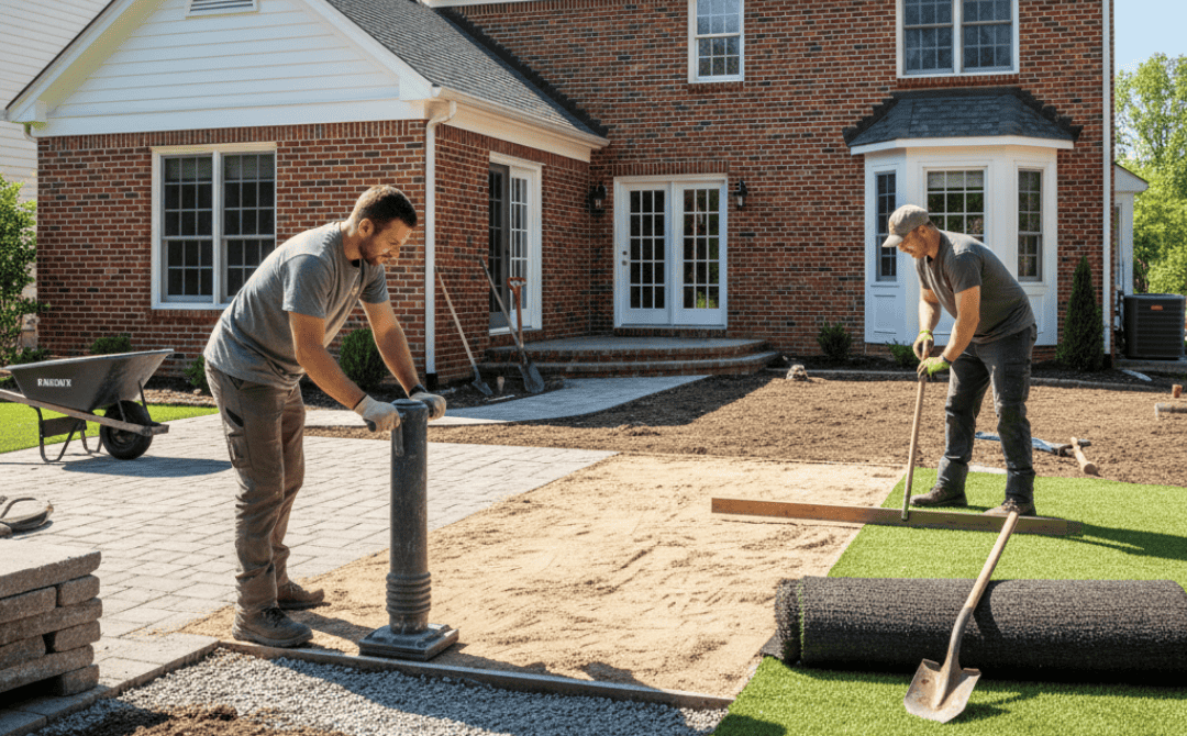 How to level backyard