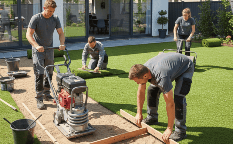 how to level backyard