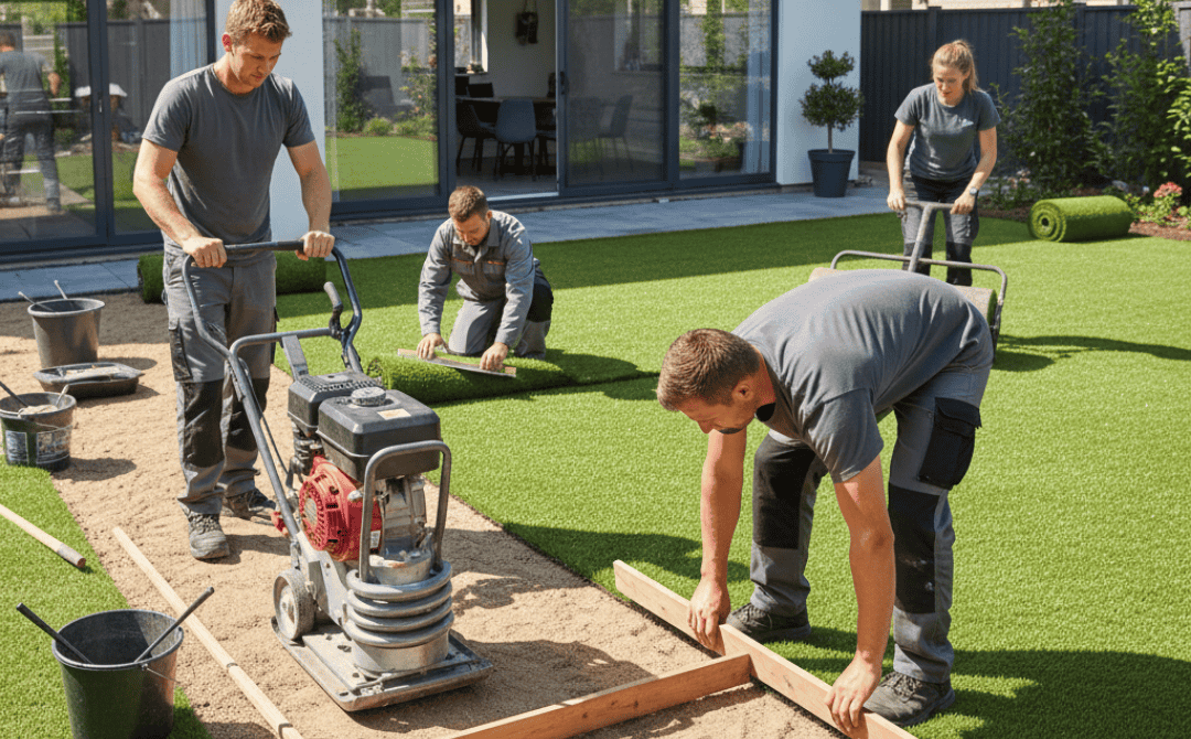 how to level backyard