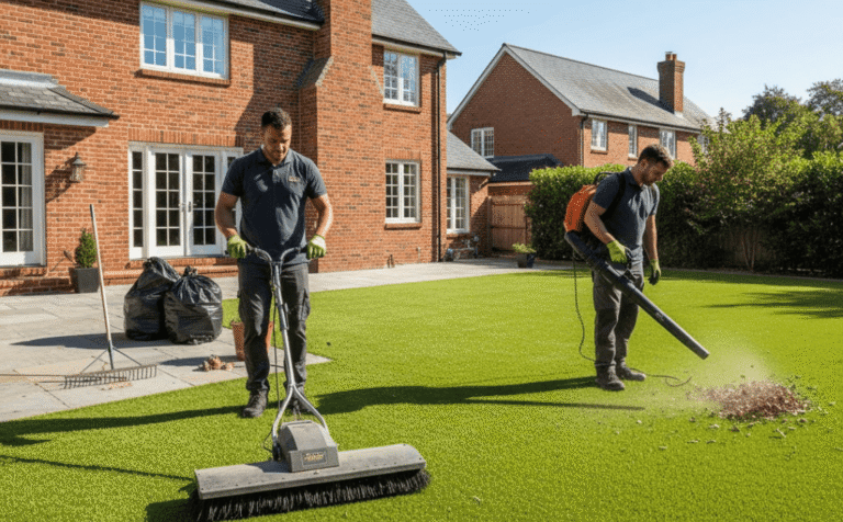 how to clean artificial turf