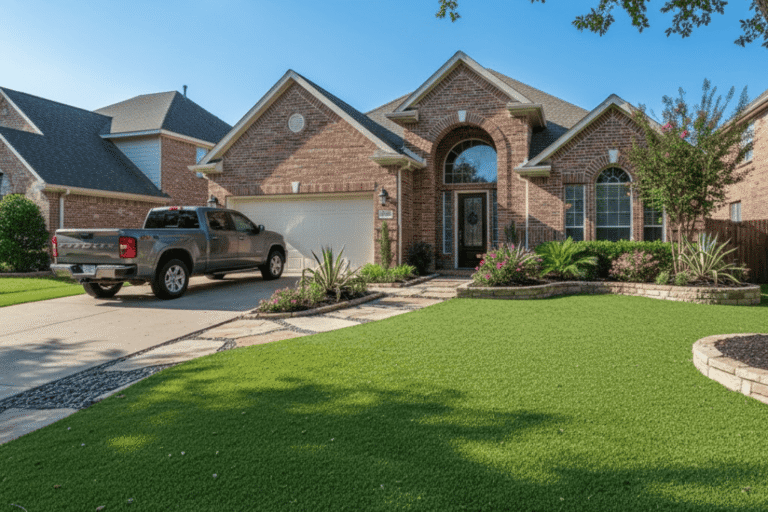 artificial turf installed in Dallas Texas