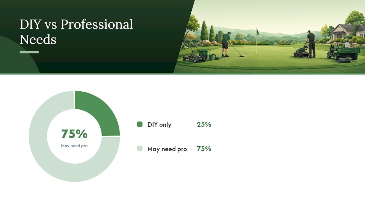 ## 4. How to diagnose and fix common putting green problems — overview diagram